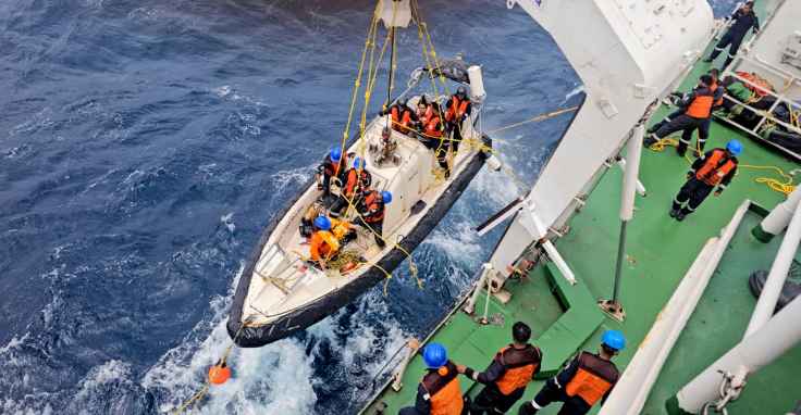 MV Ocean Winner sinking: Two Chinese survivors brought to Odisha’s Paradip, says Coast Guard