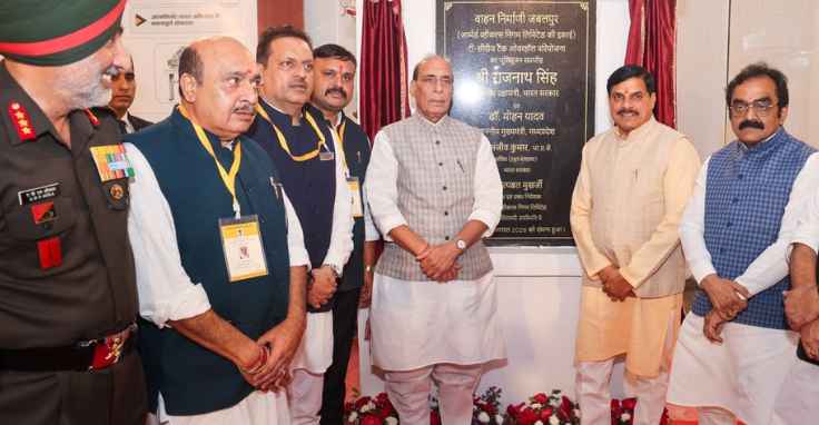 Rajnath lays foundation of Rs 472 crore facility for battle tanks overhaul in Jabalpur