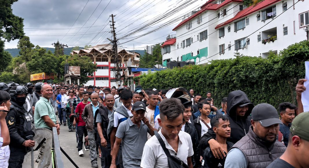 VPP holds protest march to Secretariat