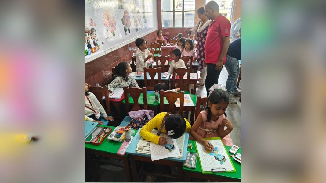 Students showcase creativity at art, drawing competition in Shillong