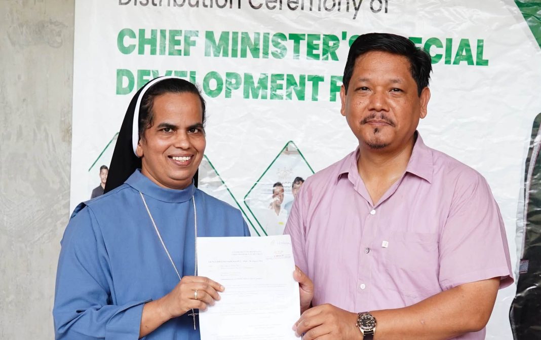 CM hands over 62 development sanctions worth Rs 3.14 Crore in Tura
