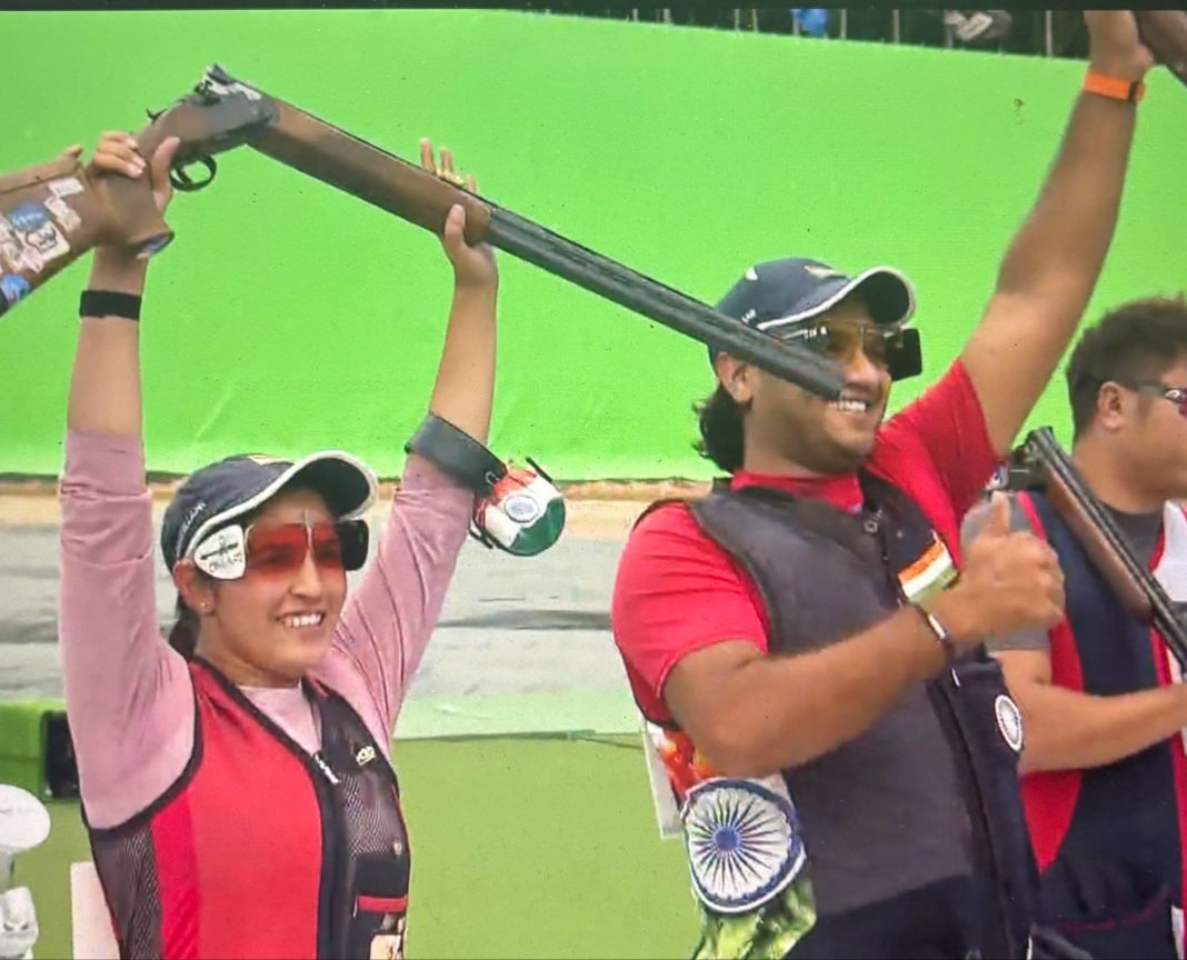 Asian Games: Neeru-Kynan team snares trap mixed team shooting gold