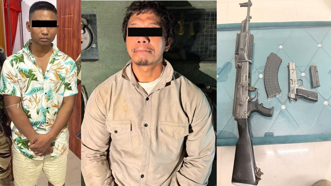 Two militants arrested for firing at security personnel in Manipur