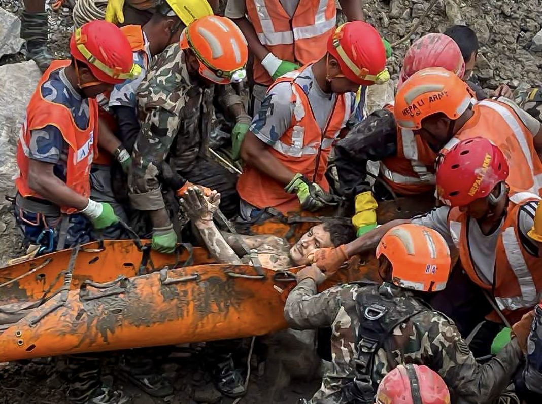 Nepal’s death toll rises to 1,295: Two workers rescued alive from tunnel after 9 days
