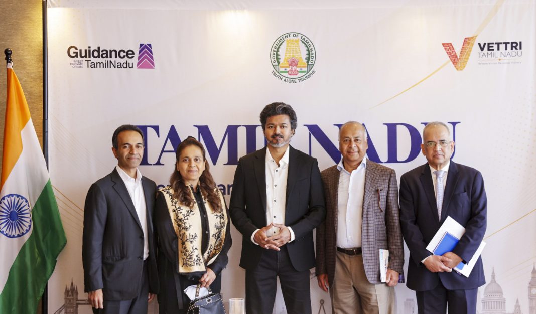 Group photograph at a Guidance Tamil Nadu investment event.