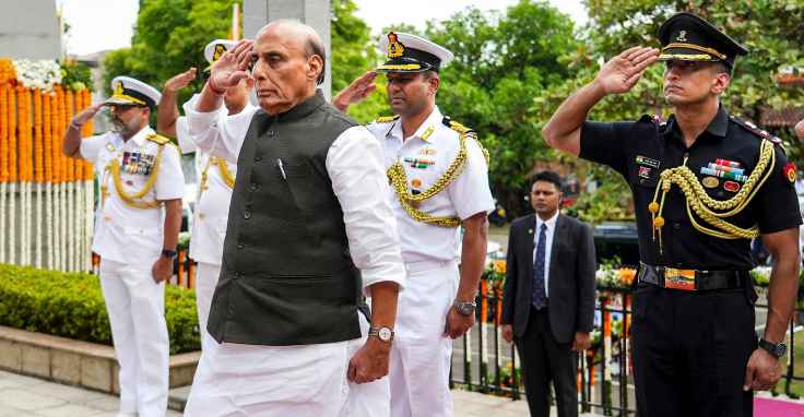 Rajnath Singh visits IPKF memorial in Colombo, pays homage to soldiers who lost their lives