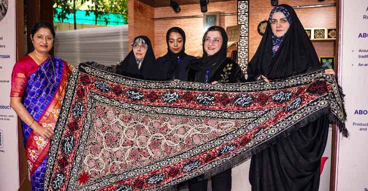 Iranian president’s daughter visits PM Museum, BRICS Bazaar