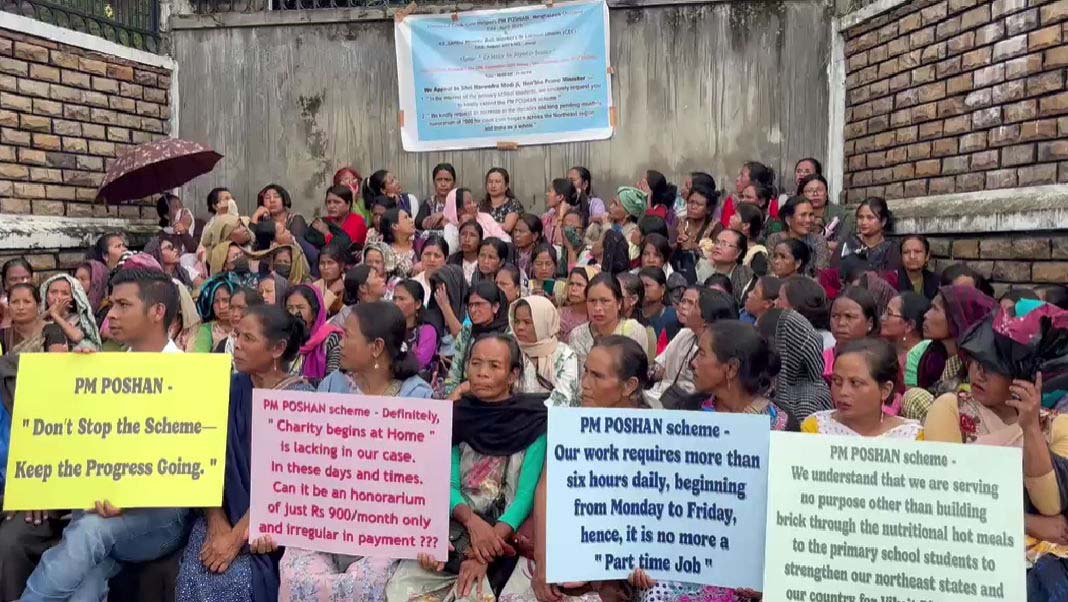 Mid-day meal cooks’ stir enters 22nd day in Meghalaya
