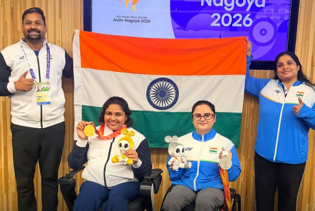 Mona clinches gold, Avani takes silver in shooting at Asian Para Games