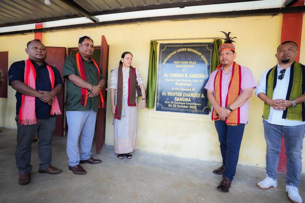 CM opens renovated Rimrangpara HS School, admits rural schools still face gaps