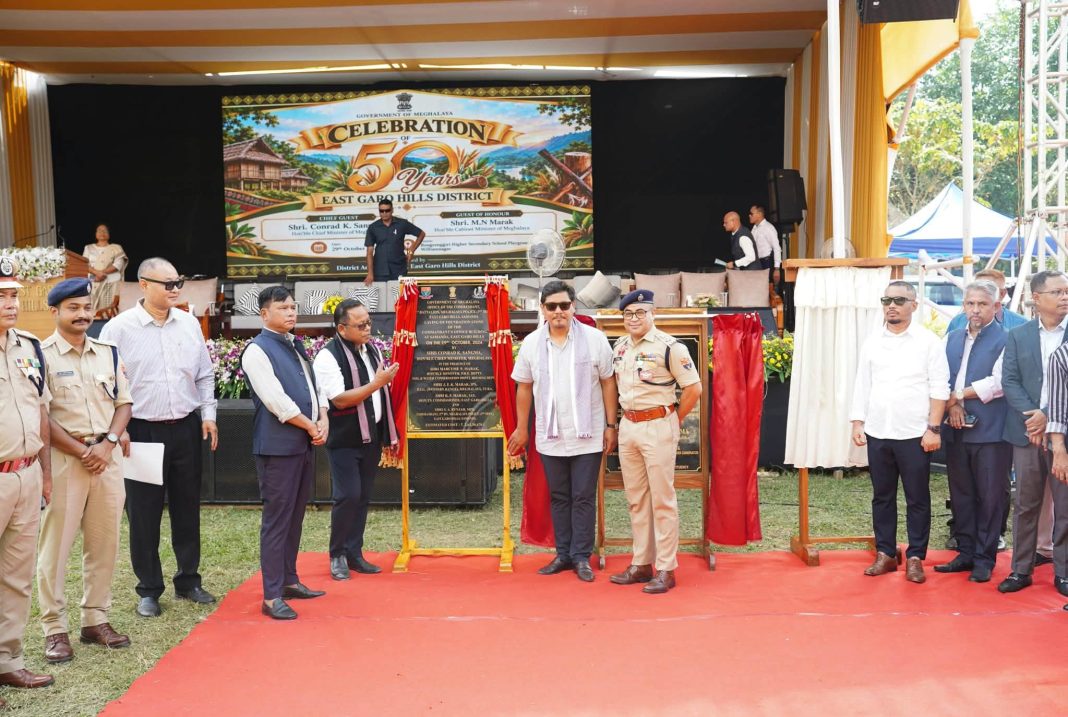 Williamnagar Turns 50: CM inaugurates roads, bridge and school as East Garo Hills marks Golden Jubilee