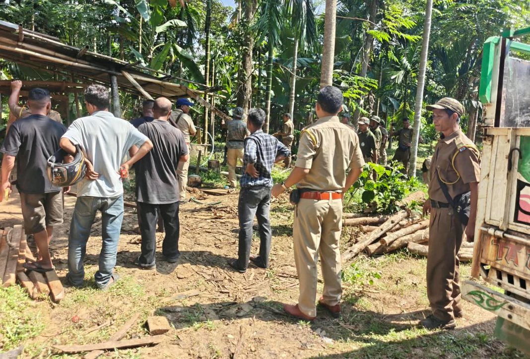Illegal saw mills raided in East, North Garo Hills