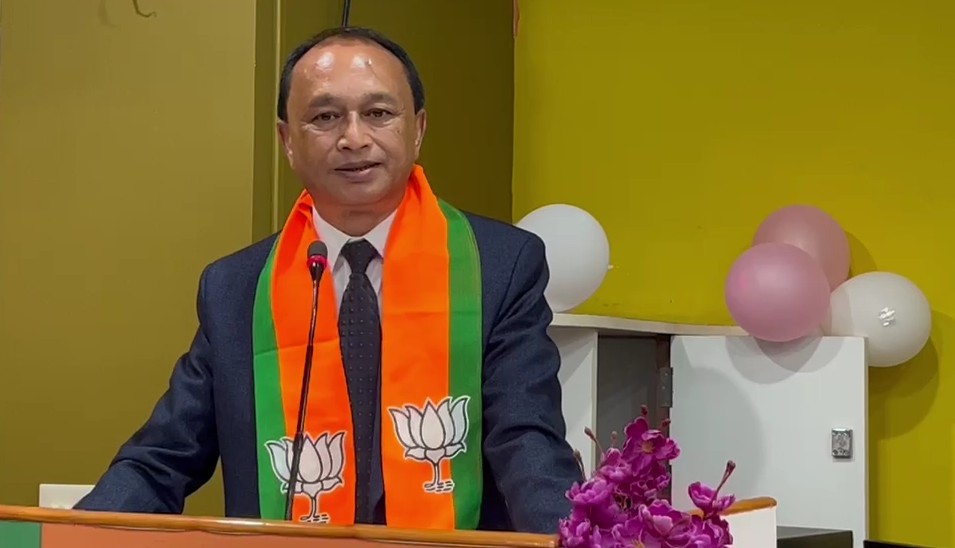 Jaintia Hills political veteran Moonlight Pariat joins BJP