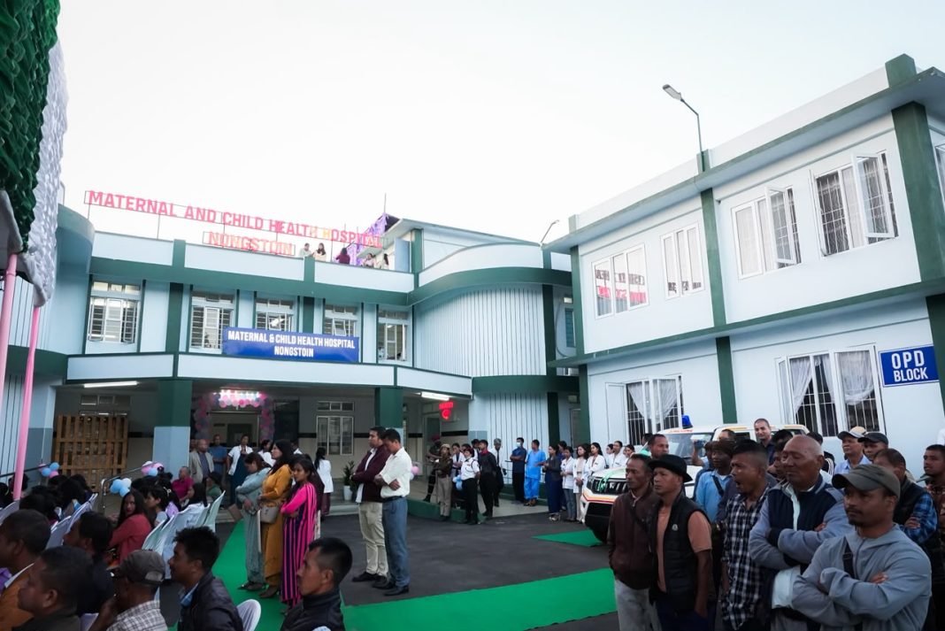 CM opens Rs 31 Crore Mother and Child Hospital in Nongstoin