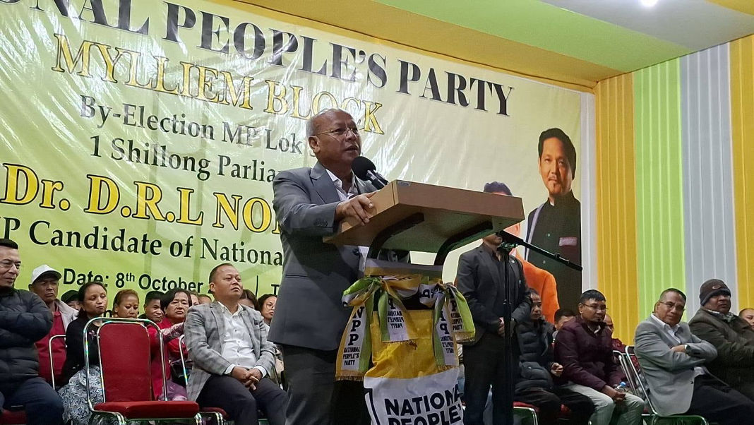 Battle for Shillong LS seat: Tynsong terms Oppn ‘the fox calling grapes sour’