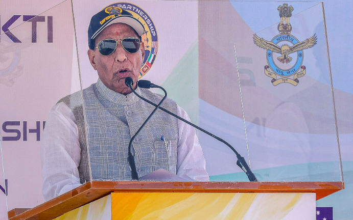 India closely monitoring neighbourhood, global security developments: Rajnath Singh