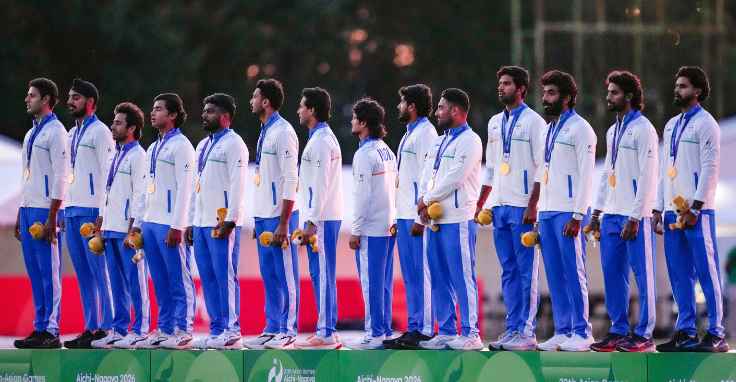 No drama but no handshakes either in India-Pakistan Asiad cricket final