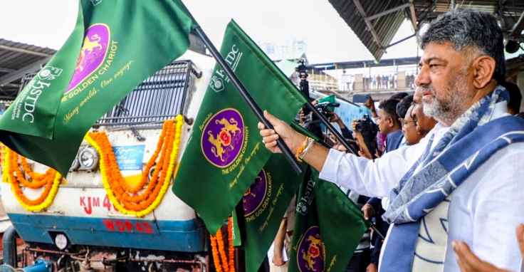 Shivakumar flags off Golden Chariot’s 2026-27 season; first journey leaves with 75 guests