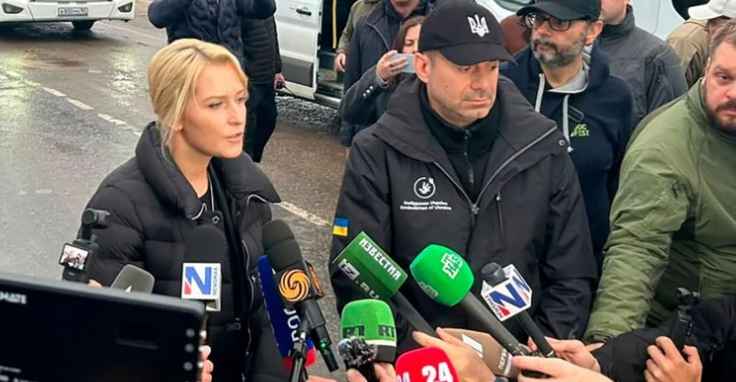 Civilians from Russian-occupied Oleshky arrive in Belarus on their way to Ukraine